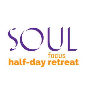 Soul Focus Retreat logo with calming design symbolizing spiritual renewal