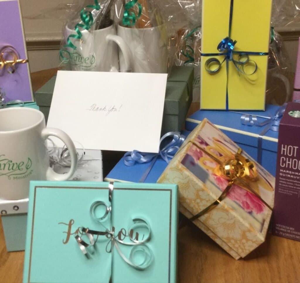 Encouragement Ministry gift basket for Christian leaders